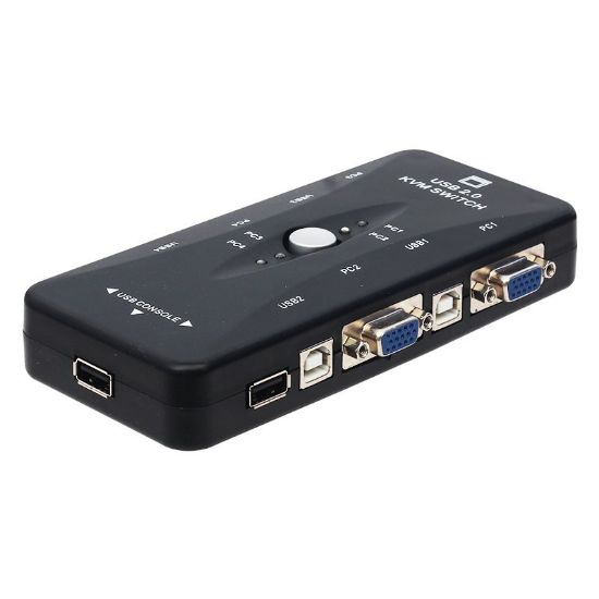 POWERMASTER PM-15166 4 PORT USB MANUEL BUTONLU KVM SWITCH resmi