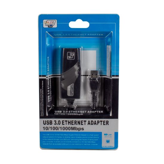 POWERMASTER PM-16299 USB 3.0 TO ETHERNET 10/100/1000MBPS GİGABİT ETHERNET ÇEVİRİCİ ADAPTÖR resmi