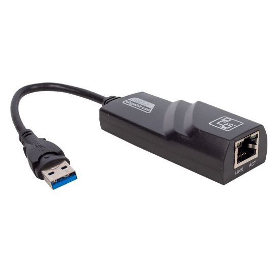 POWERMASTER PM-16299 USB 3.0 TO ETHERNET 10/100/1000MBPS GİGABİT ETHERNET ÇEVİRİCİ ADAPTÖR resmi