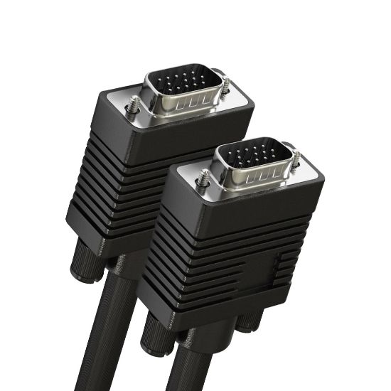 POWERMASTER PM-16333 15 PİN ERKEK/ERKEK 50 METRE VGA KABLO resmi