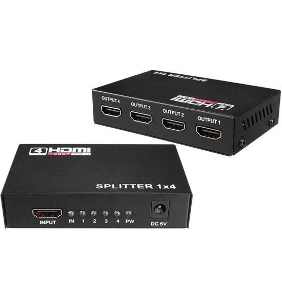 FULLY G-538G 1.4V 1080P 4 PORT HDMI SPLITTER DAĞITICI resmi