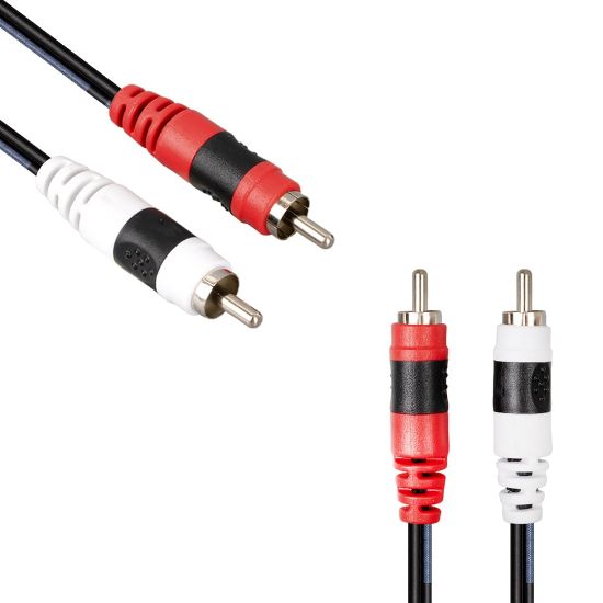 POWERMASTER PM-17973 2 XLR DİŞİ 2 RCA ERKEK 3 METRE KABLO resmi
