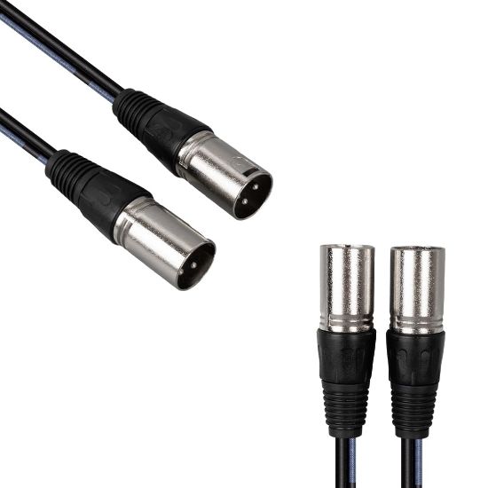 POWERMASTER PM-17973 2 XLR DİŞİ 2 RCA ERKEK 3 METRE KABLO resmi