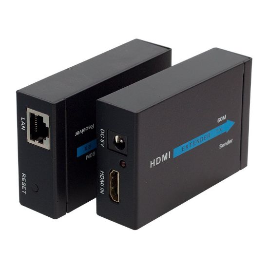 POWERMASTER PM-18232 HDMI TO CAT5/CAT6 60 METRE UZATICI EXTENDER resmi