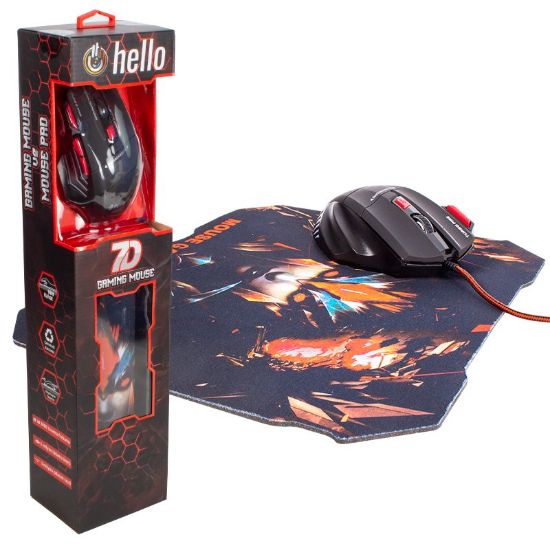 HELLO HL-39 KABLOLU GAMING MOUSEMOUSE PAD resmi