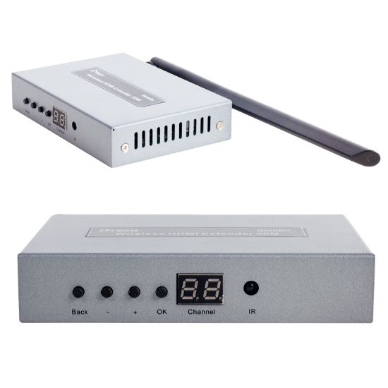 POWERMASTER PM-19865 ANTENLİ HDMI KABLOSUZ EXTENDER 50 METRE UZATICI (DETECH DT-7060) resmi