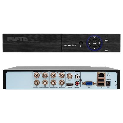 PLATO PL-21064 8 KANAL 6IN1 1080N 5 MP DESTEKLİ DVR KAYIT CİHAZI (H265) resmi