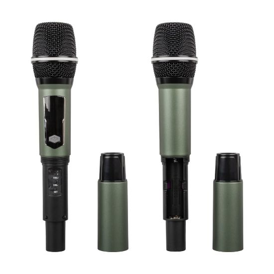 MAGICVOICE CP-111 UHF EKRANLI 1 EL KABLOSUZ TELSİZ MİKROFON resmi