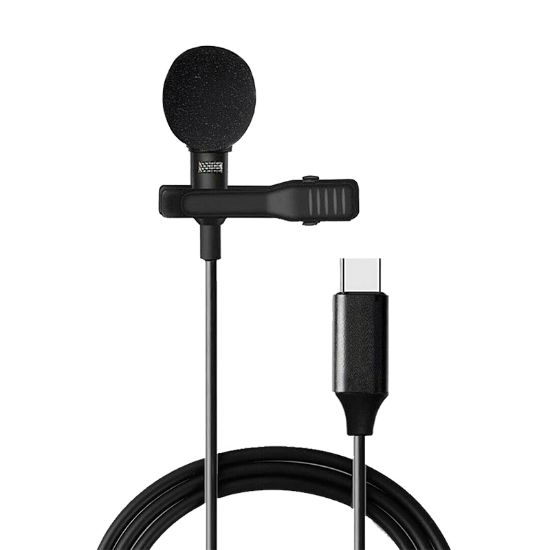 MAGICVOICE JH-042 TYPE-C GİRİŞLİ KABLOLU YOUTUBER YAKA MİKROFON resmi