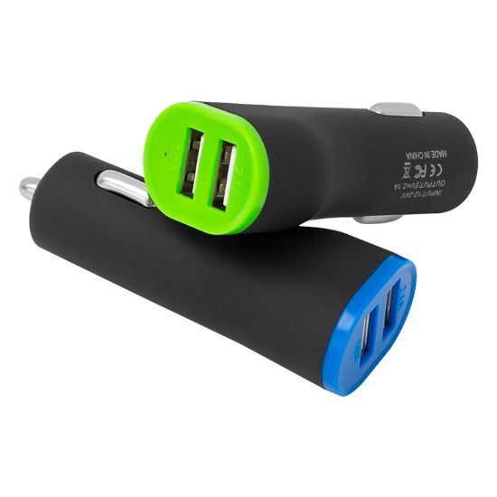 POWERMASTER PM-2405 ÇİFT USBLİ 2.1 AMPER ARAÇ ÇAKMAKLIK ŞARJ ALETİ resmi