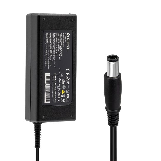 S-LINK SL-NBA55 19.5 VOLT 4.62 AMPER 7.4X5.0MM UÇLU DELL NOTEBOOK ADAPTÖR resmi