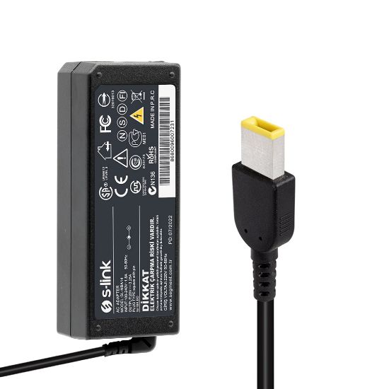 S-LINK SL-NBA14 20 VOLT 3.25 AMPER 65 WATT IBM LENOVO NOTEBOOK ADAPTÖR resmi