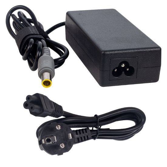 POWERMASTER PM-31066 20 VOLT - 3.25 AMPER 7.9*5.5 UÇLU LENOVO IBM NOTEBOOK ADAPTÖR resmi