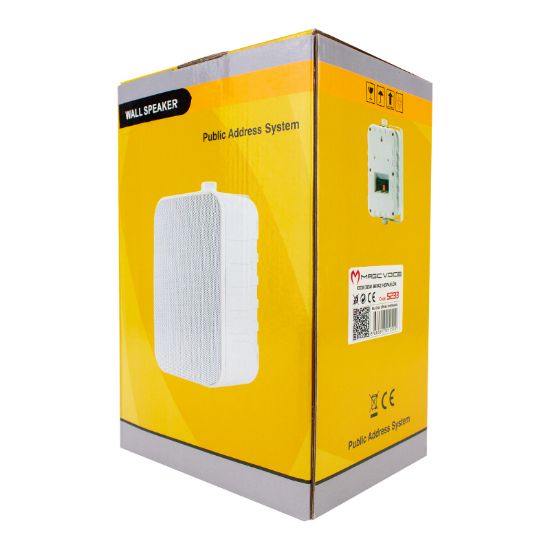 MAGICVOICE MV-3180 10 CM 20 WATT TEKLİ BEYAZ TRAFOSUZ SÜTUN HOPARLÖR resmi