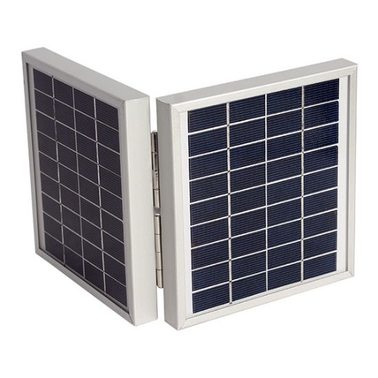 2Lİ 9 VOLT - 4 WATT 143X137X36 2.5 METRE KABLOLU DUAL SOLAR PANEL resmi