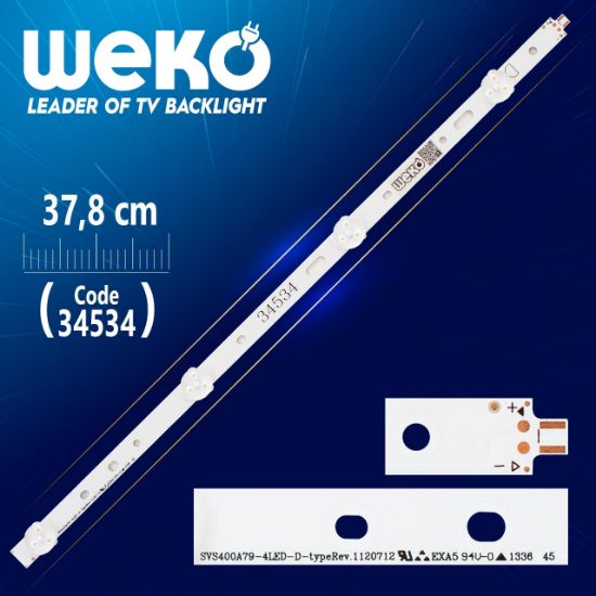 SVS400A79_4LED_D-TYPE_REV.1_120712 - 37.8 CM 4 LEDLİ - (WK-004) resmi