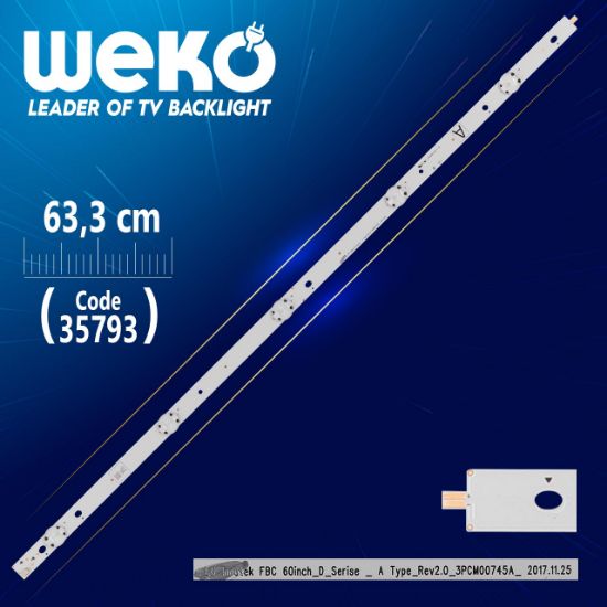 LG INNOTEK FBC 60INCH_D_SERİSE _ A TYPE_REV2.0_3PCM00745A - 63.3 CM 5 LEDLİ - (WK-1259) resmi