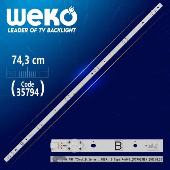 LG INNOTEK FBC 70INCH_D_SERISE _ 66EA_ B TYPE_REV0.0_3PCR02318A - 74.3 CM 6 LEDLİ - (WK-1260) resmi