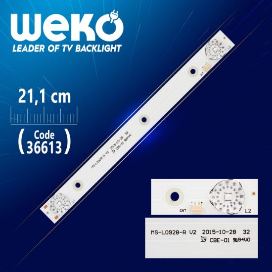 MS-L0928-R V2 2 LEDLİ 21.1 CM resmi