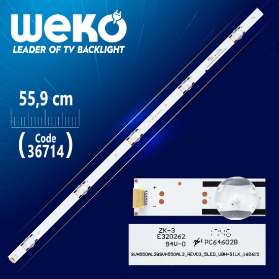 SVH550AL2 SV550AL3_REV03_5LED_UBH+SILK_160615 5 LEDLİ 55,9 CM resmi