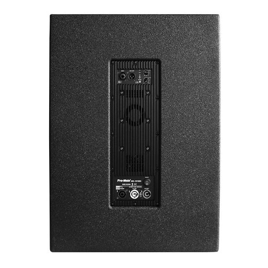 PROMAIN MS-1015SA 38 CM 1000 WATT AKTİF AHŞAP KABİN HOPARLÖR resmi