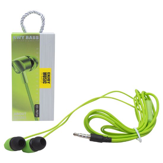 POWERMASTER KWY-19 MİKROFONLU KABLOLU KULAK İÇİ KULAKLIK resmi