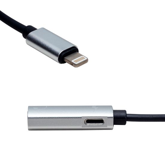 POWERMASTER PM-3833 LIGHTNING ŞARJ VE 3.5 MM KULAKLIK ÇEVİRİCİ KABLO ADAPTÖR resmi
