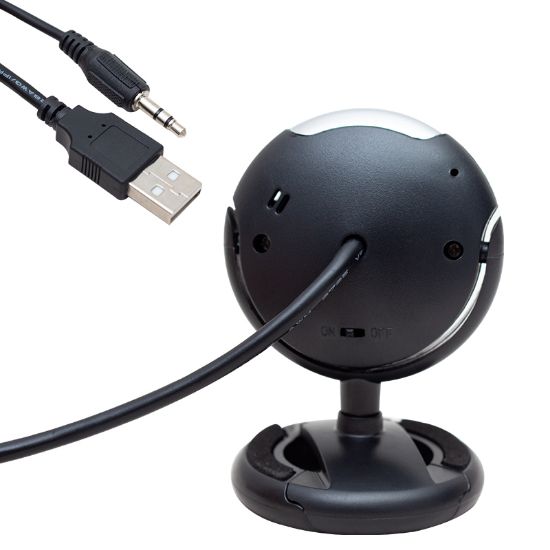 POWERMASTER PM-3962 1.3 MP 10X ZOOM 6 LEDLİ MİKROFONLU USB WEBCAM resmi