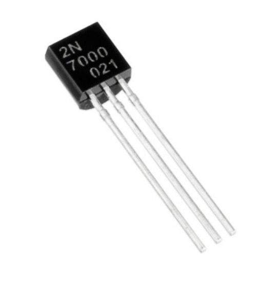 2N 7000 TO-92 MOSFET TRANSISTOR resmi