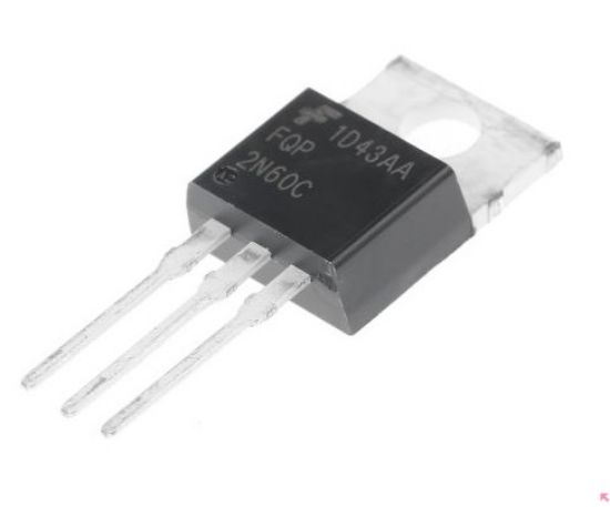 2N60 TO-220 MOSFET TRANSISTOR resmi