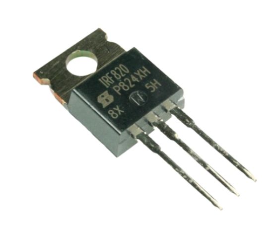 IRF 820 TO-220 MOSFET TRANSISTOR resmi