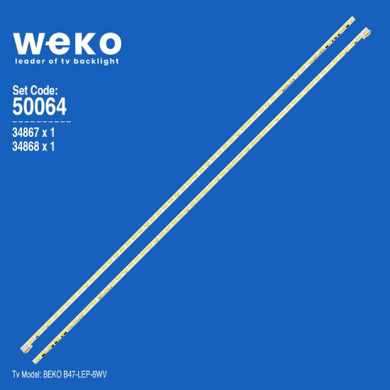 WKSET-5064 34867X1 34868X1 47 V12 EDGE REV1.5 2 ADET LED BAR (54LED) resmi
