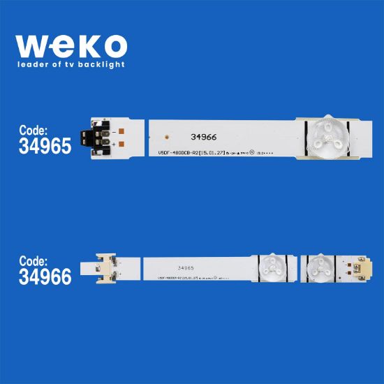 WKSET-5086 34965X5 34966X5 V5DF-480 10 ADET LED BAR resmi