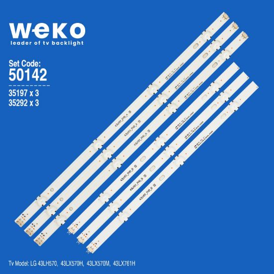WKSET-5142 35197X3 35292X3 SSC_43INCH_FHD 6 ADET LED BAR resmi