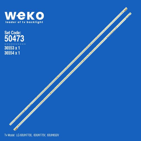 WKSET-5473 36553X1 36554X1 60 V16 ART3 2 ADET LED BAR (78LED) resmi