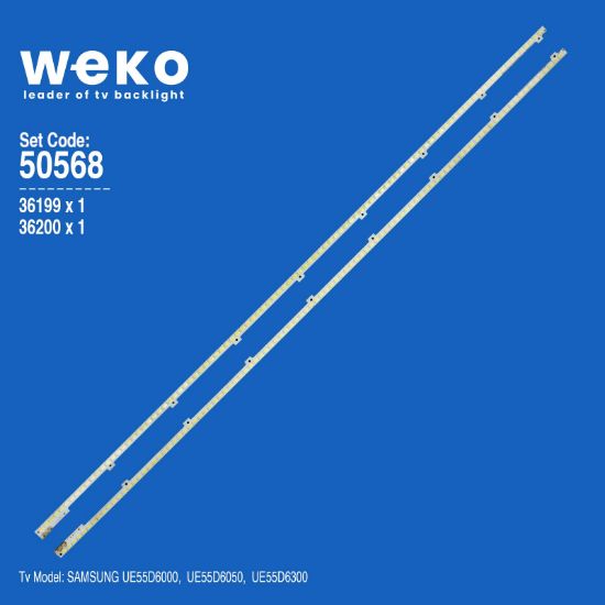 WKSET-5568 36199X1 36200X1 2011SVS55-FHD-5K6K 2 ADET LED BAR (100LED) resmi