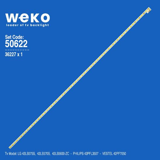 WKSET-5622 36227X1 LG INNOTEK 42INCH 7030PKG 64EA REV0.2_78312 1 ADET LED BAR (64LED) resmi