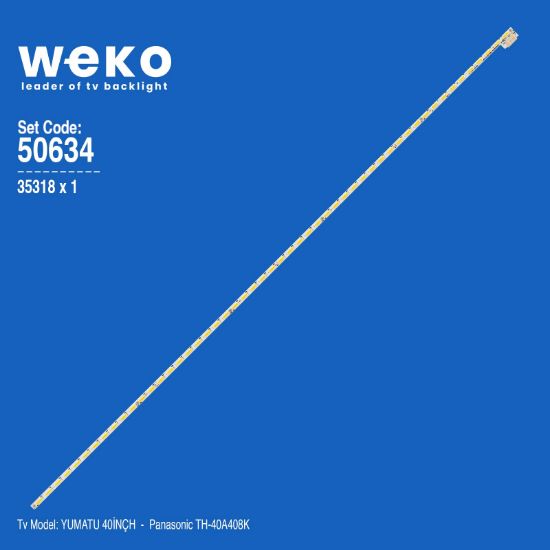 WKSET-5634 35318X1 V400HJ6-ME2-TREM1 1 ADET LED BAR (52LED) resmi