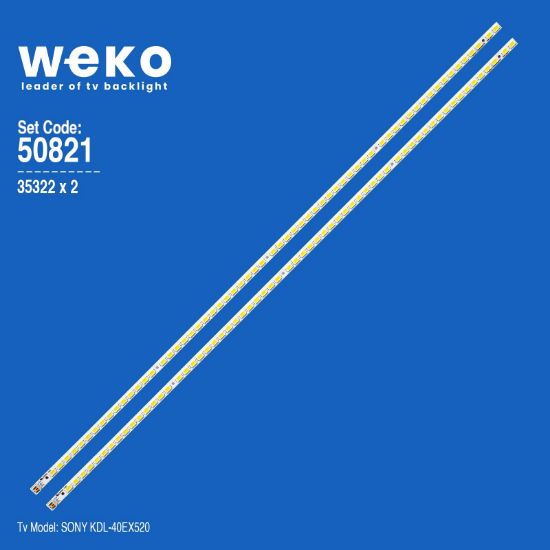 WKSET-5821 35322X2 STS400A42_62LED_REV.1 2 ADET LED BAR (62LED) resmi