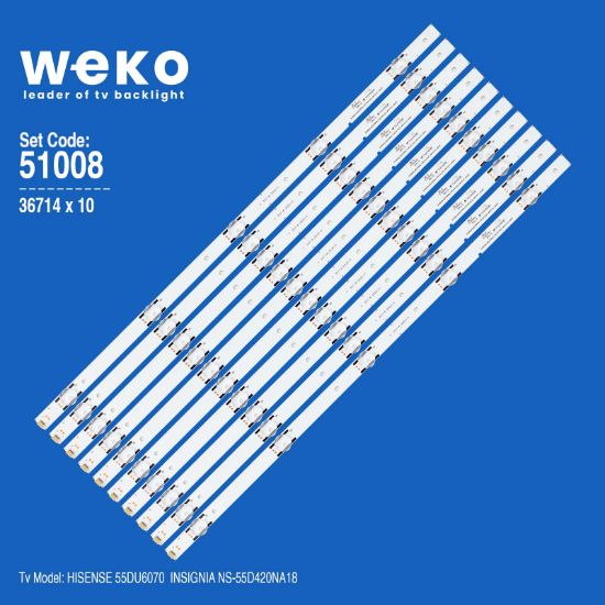 WKSET-6008 36714X10 SVH550AL2 SV550AL3_REV03_5LED_UBH+SILK_160615 10 ADET LED BAR resmi