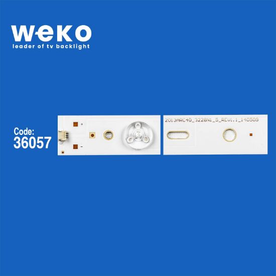 WKSET-6058 36057X8 2013ARC40-3228-ZCC606 8 ADET LED BAR (ALÜMİNYUM TABANLI) resmi