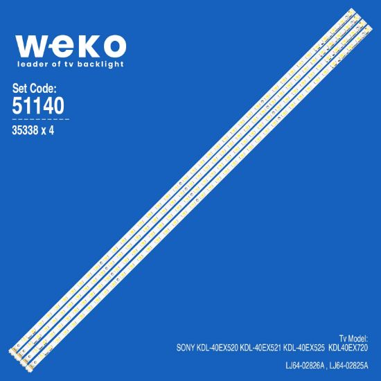 WKSET-6140 35338X4 STS400A28_40LED_REV.3_100903 4 ADET LED BAR (40LED) resmi