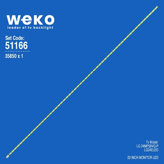 WKSET-6166 35850X1 239RCJ REV0.0 - 24MP58 2ND 1 ADET LED BAR (54LED) resmi