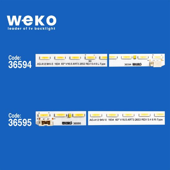 WKSET-6262 36594X1 36595X1 60 V16.5 ART3 2652 REV 0.4 L/R-TYPE  2 ADET LED BAR (66LED) resmi