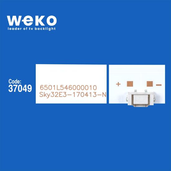 WKSET-6312 37049X3 SKYWORTH RF-AZ320E30-601S-02 A0  3 ADET LED BAR resmi