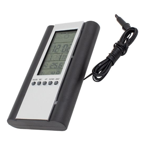 POWERMASTER PM-6107 SICAKLIK NEM ÖLÇER TERMOMETRE (SAAT-ALARM) resmi