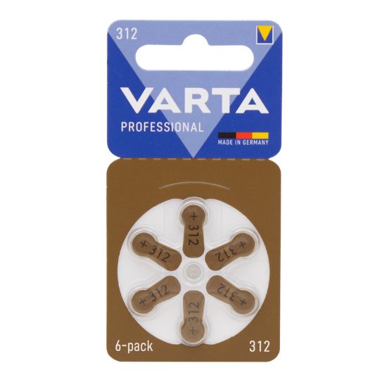 VARTA 312 NO KULAKLIK PİLİ (6LI PAKET) resmi