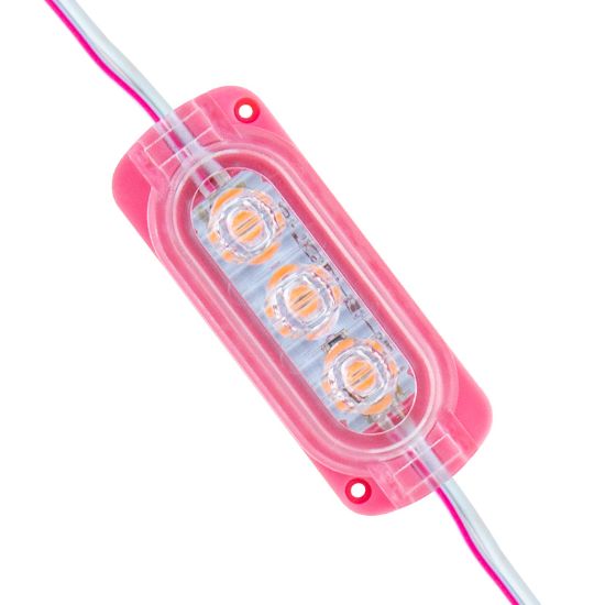 POWERMASTER MODÜL LED 12V 0.6W PEMBE 2835 65X25 MM IP65 120LM 160 DERECE resmi