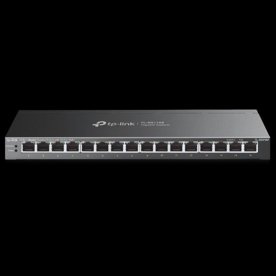 TP-LINK TL-SG116P 16PORT GIGABIT DESKTOP SWITCH  resmi