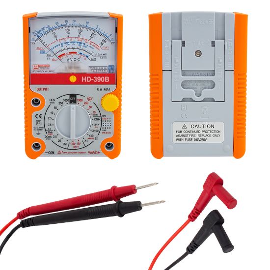 POWERMASTER HD-390B GENİŞ EKRAN ANALOG ÖLÇÜ ALETİ resmi